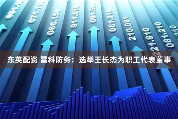 东英配资 雷科防务：选举王长杰为职工代表董事